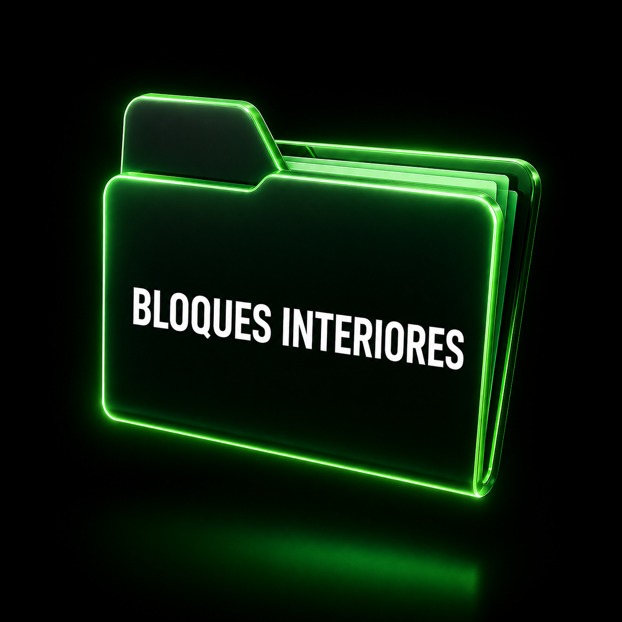 Capa do bono de bloques para interiores