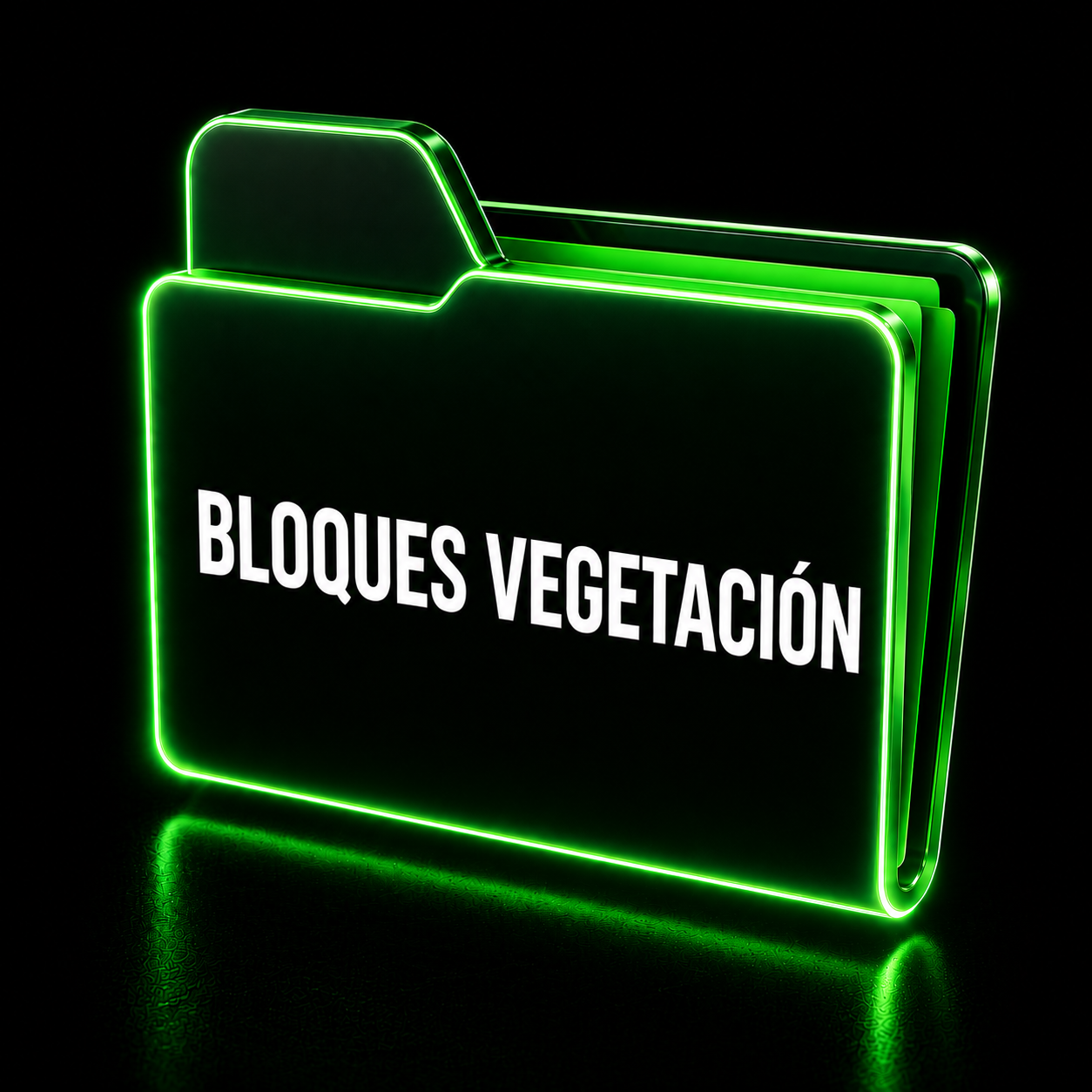Capa do bono de bloques de vegetación