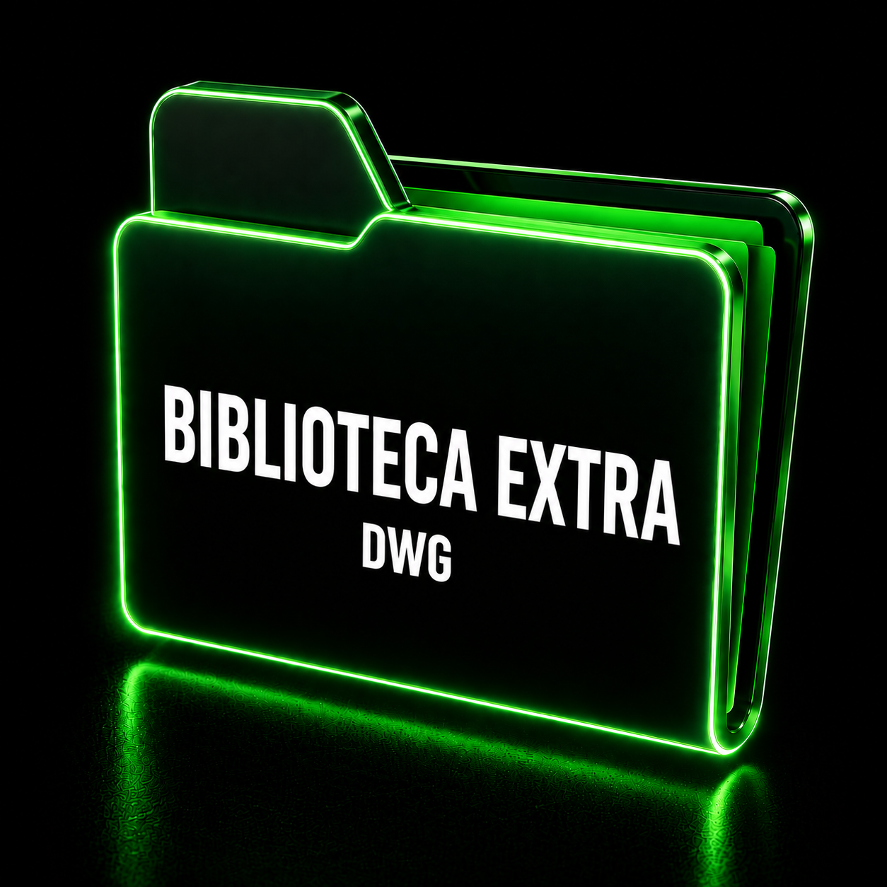 Capa do bono de biblioteca DWG extra